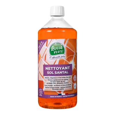 Bulle Verte NETTOYANT SOLS CONCENTRÉ SANTAL