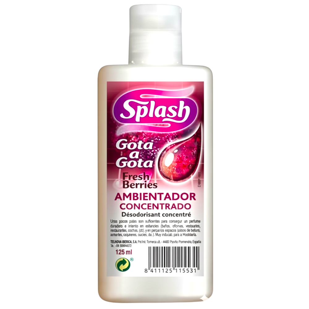 Désodorisant concentré Goutte à Goutte Fruits Rouges 125 ml - Splash