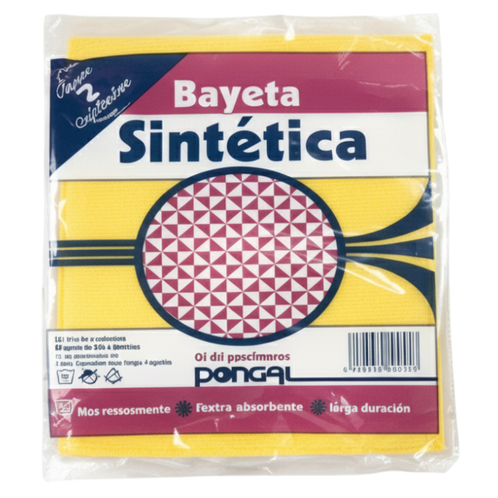 Lot 12 tissus synthétiques  36x40 jaune - Pongal