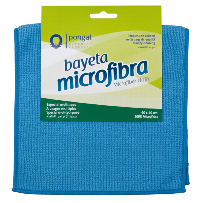 Lot de 6 lavettes microfibre multiusage 40x40, 330 g - Pongal