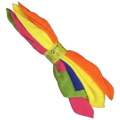 Lot de 5 lavettes microfibre multiusage 30x40 260 g - Pongal