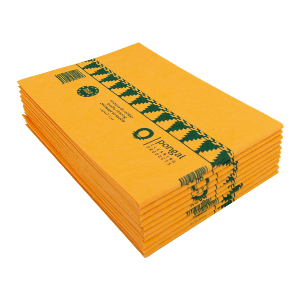 Serpillère viscose orange 50x70 - Pongal