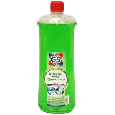 Biosol Nettoyant Bactéricide 1L pomme - G5