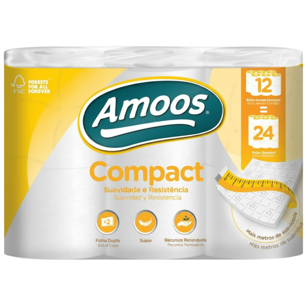 Papier toilette compact - Amoos