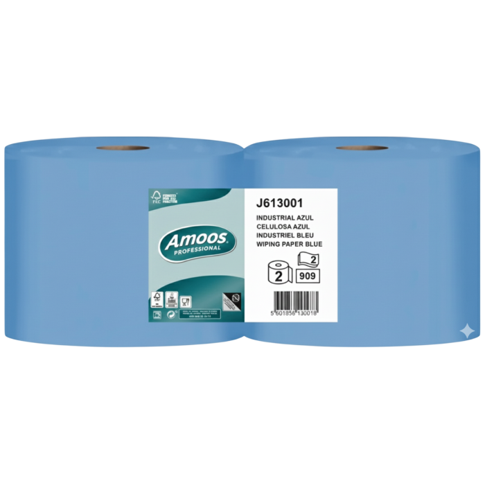 Rouleaux Industriels bleu - Amoos
